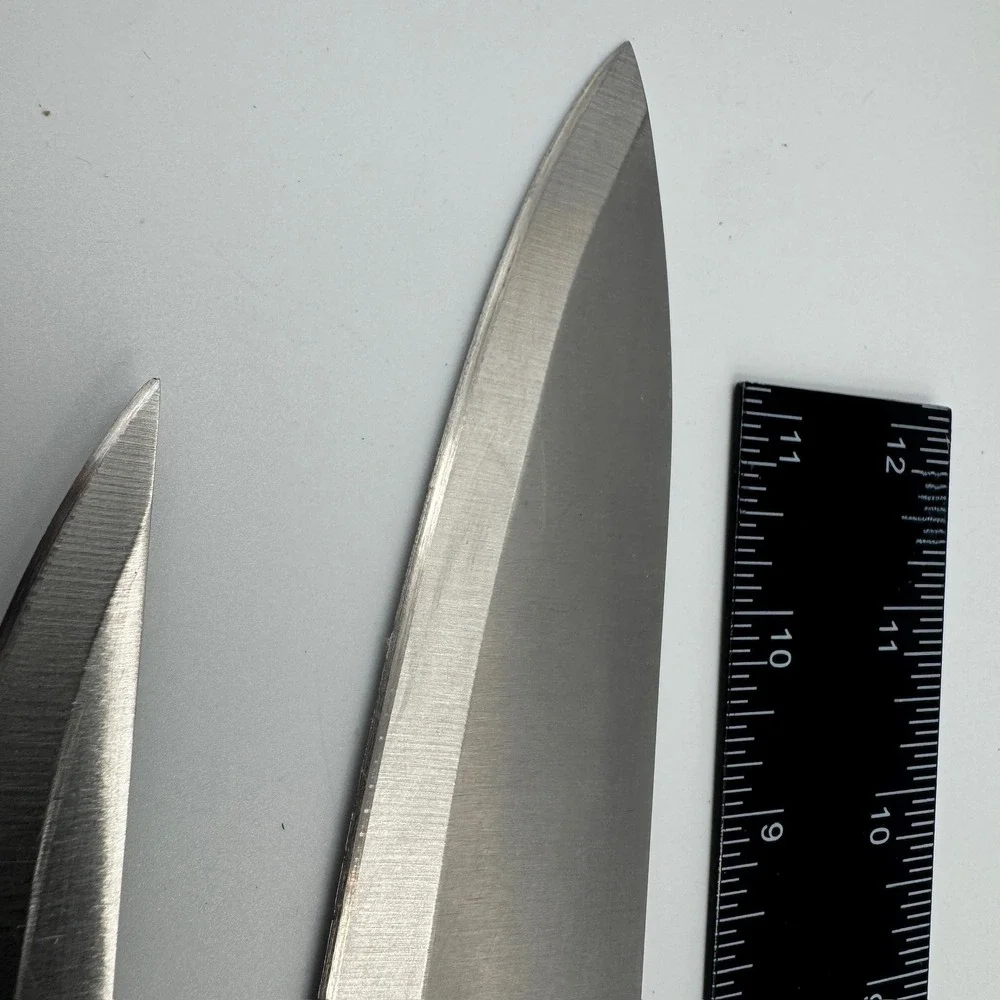 Tools of the‎ Trade 3 Piece Kitchen Knife Set Stainless Steel Black Triple Rivet